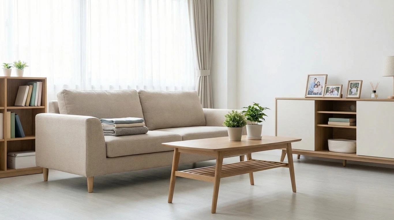 Avant : chambre d’enfant sans rangement adapté