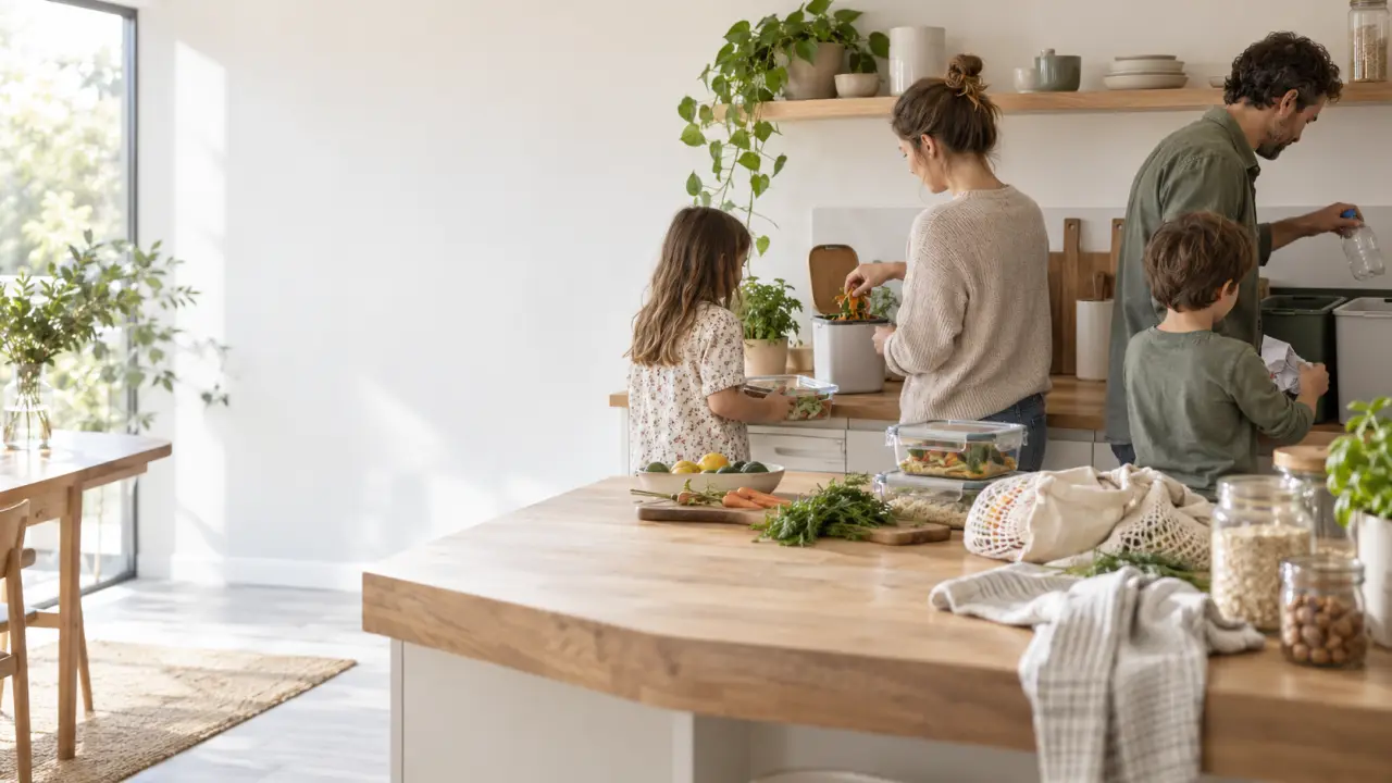 Famille zéro déchet : 3 routines pour alléger la poubelle sans viser la perfection
