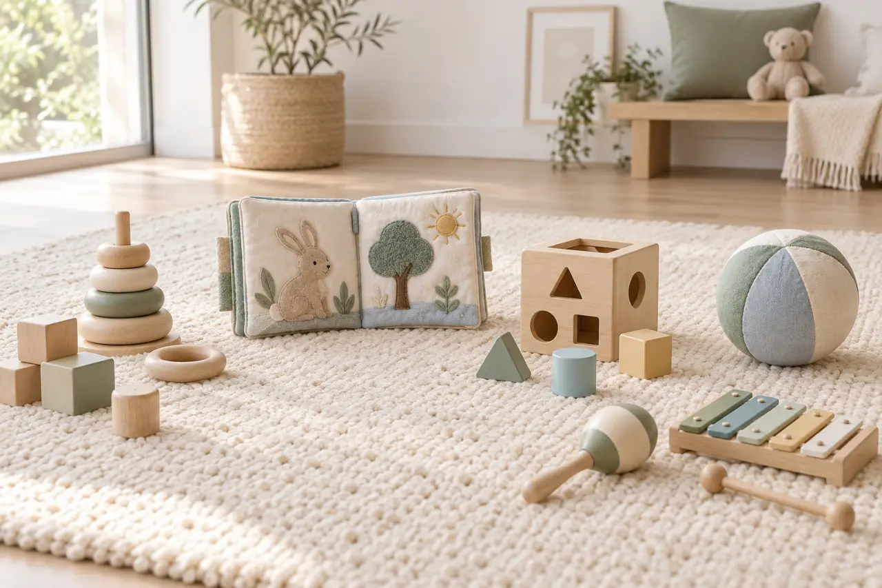 Jouets enfants 1 an : 5 familles pour éveiller sans surstimuler
