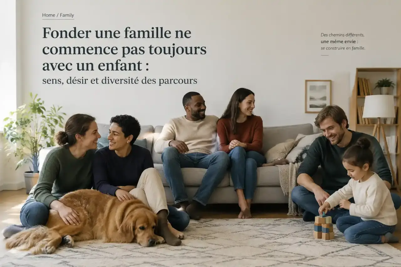 Fonder une famille ne commence pas toujours avec un enfant : sens, désir et diversité des parcours