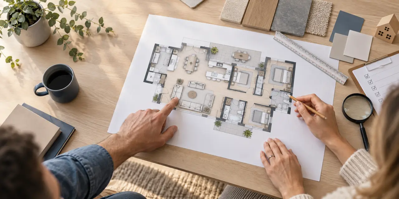 Plan de maison 3 chambres, salon et cuisine en PDF gratuit : ne construisez pas avant ces vérifications