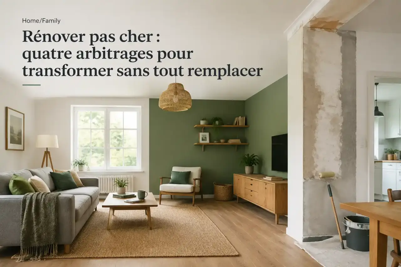 Rénover pas cher : quatre arbitrages pour transformer sans tout remplacer